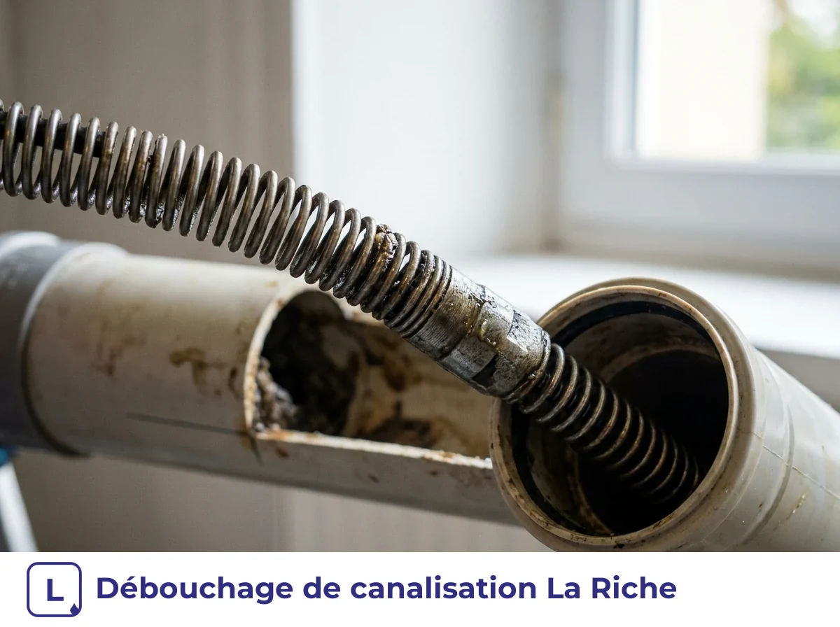 Débouchage de canalisation à La Riche