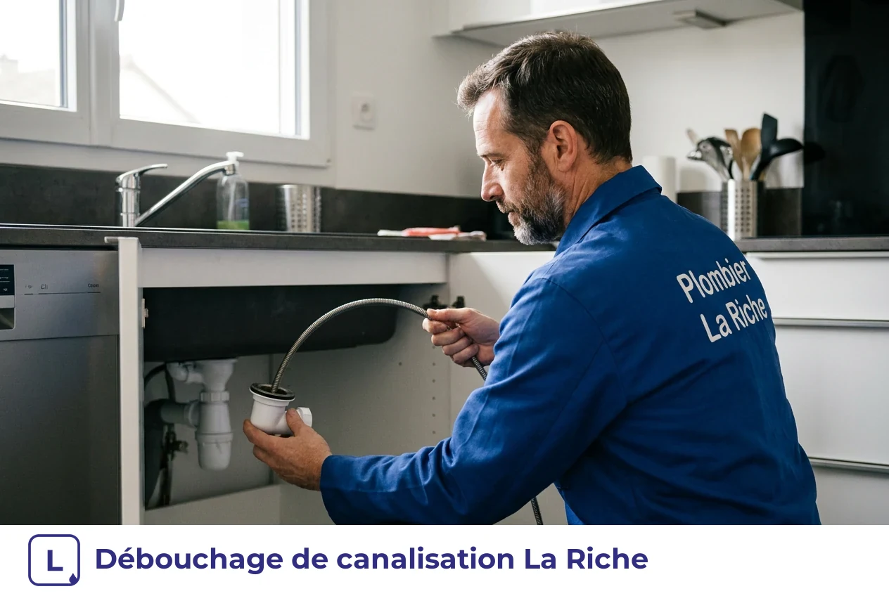 Débouchage de canalisation à La Riche
