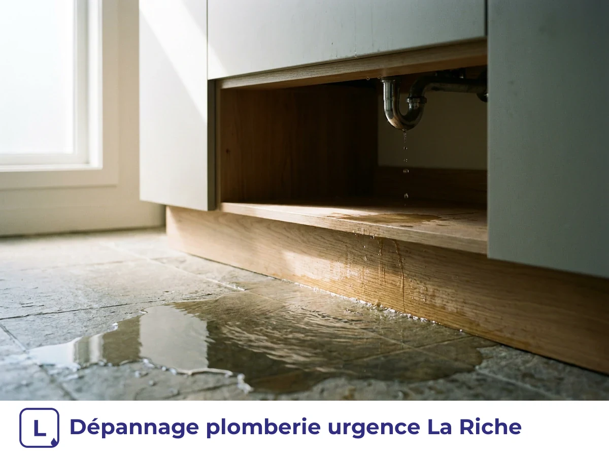 Dépannage plomberie urgence à La Riche