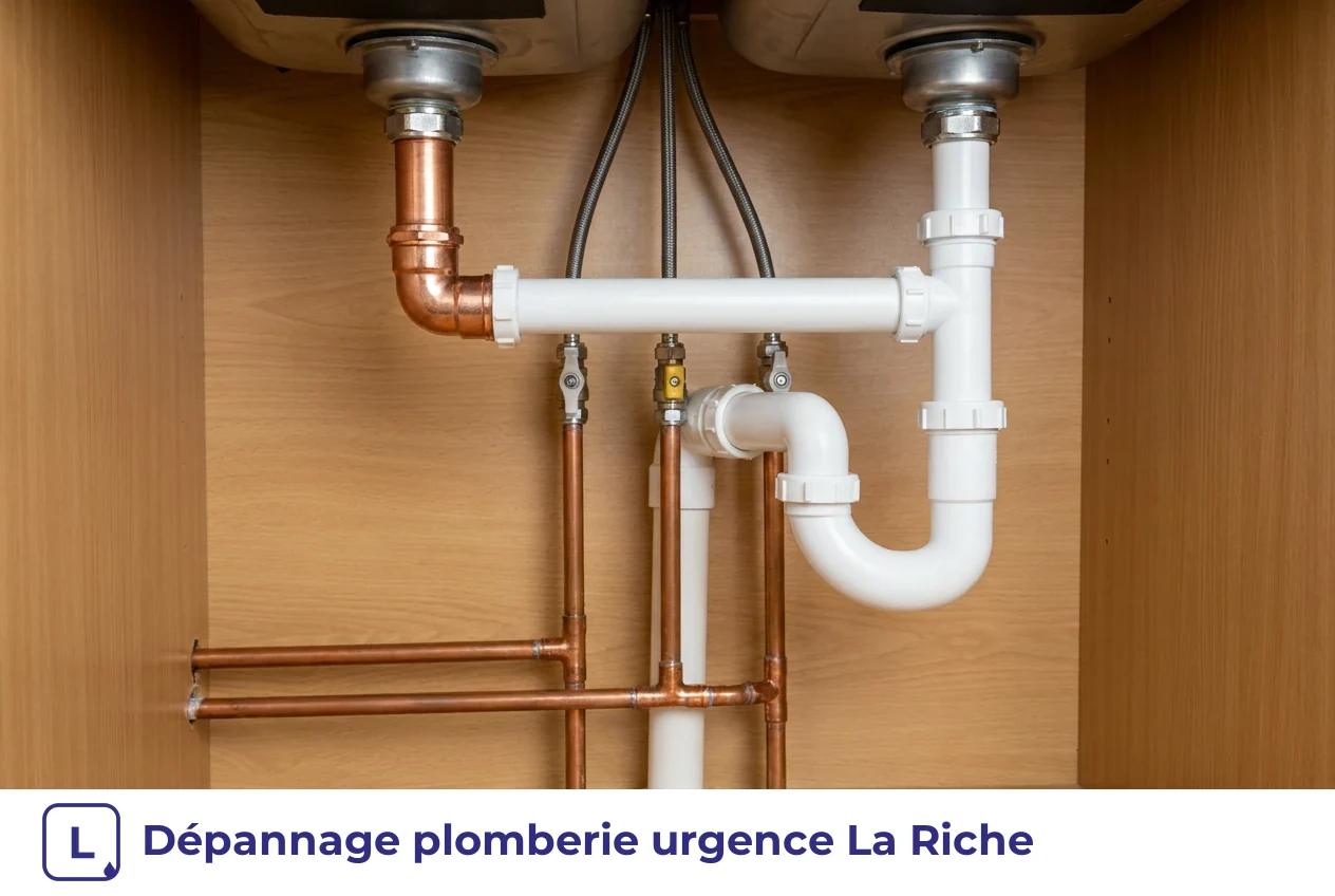 Dépannage plomberie urgence à La Riche