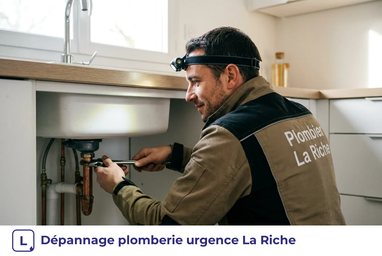 Dépannage plomberie urgence à La Riche