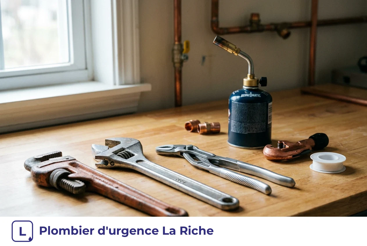 Plombier d'urgence à La Riche
