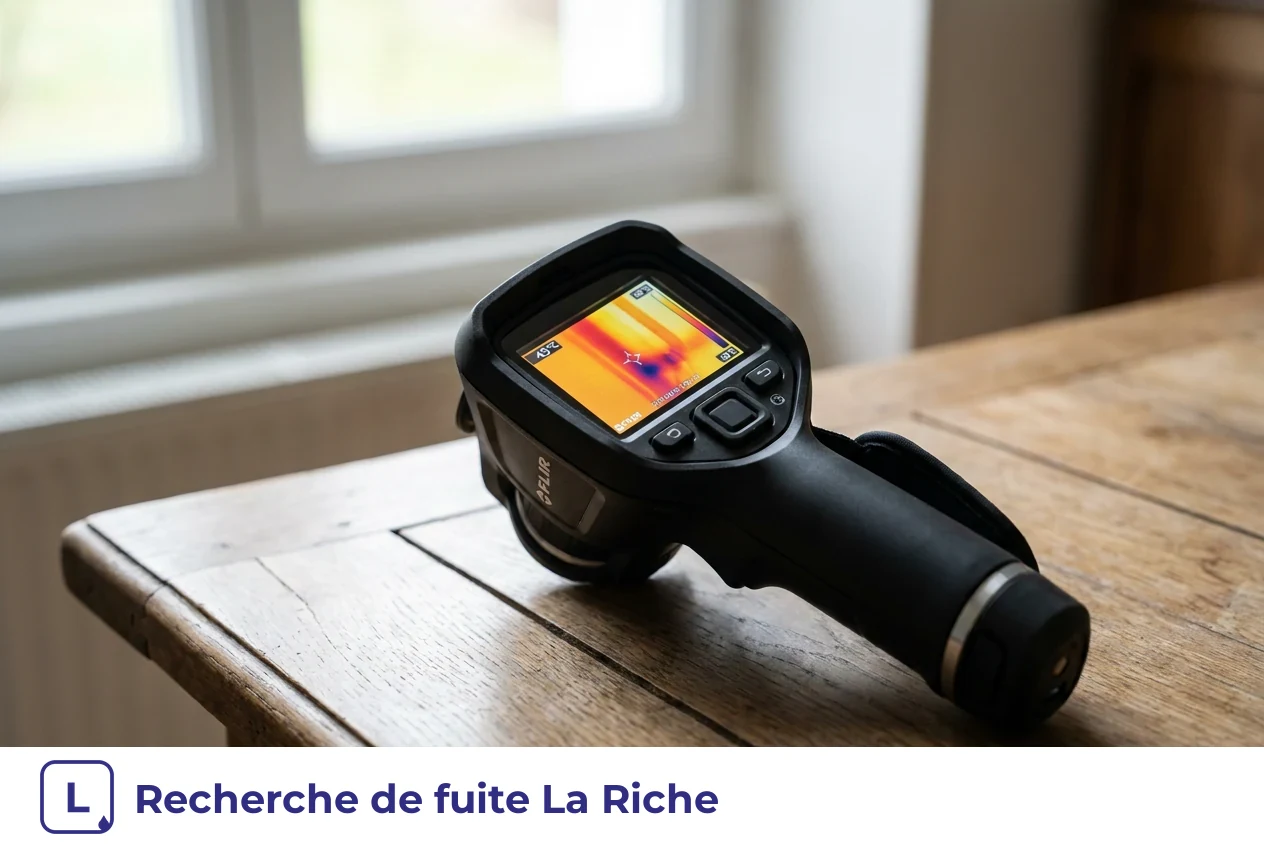 Recherche de fuite à La Riche
