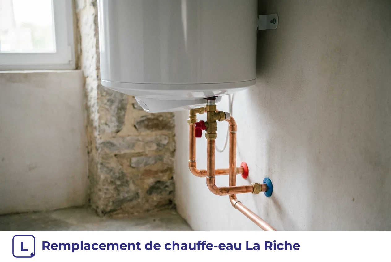 Remplacement de chauffe-eau à La Riche
