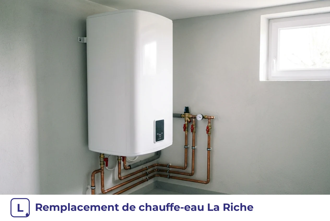 Remplacement de chauffe-eau à La Riche