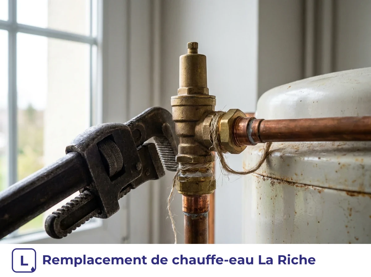 Remplacement de chauffe-eau à La Riche