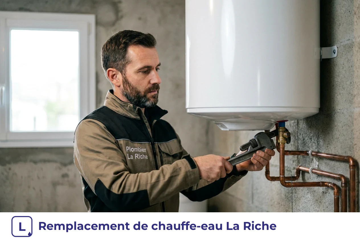 Remplacement de chauffe-eau à La Riche
