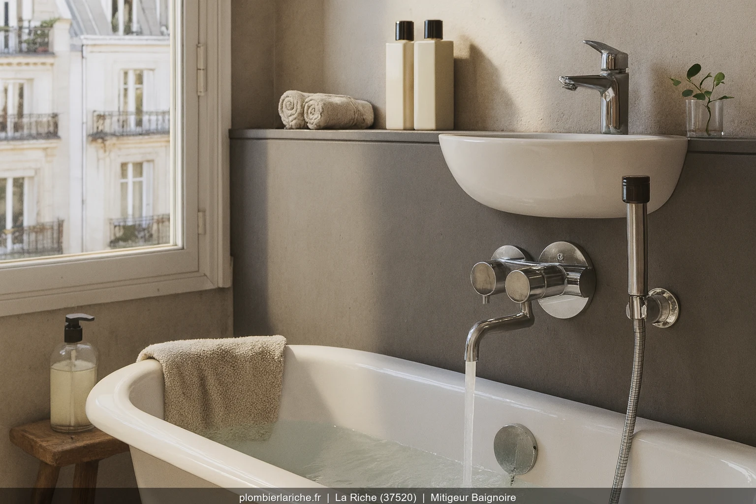 Installation mitigeur baignoire Grohe Grohtherm a La Riche (37520)