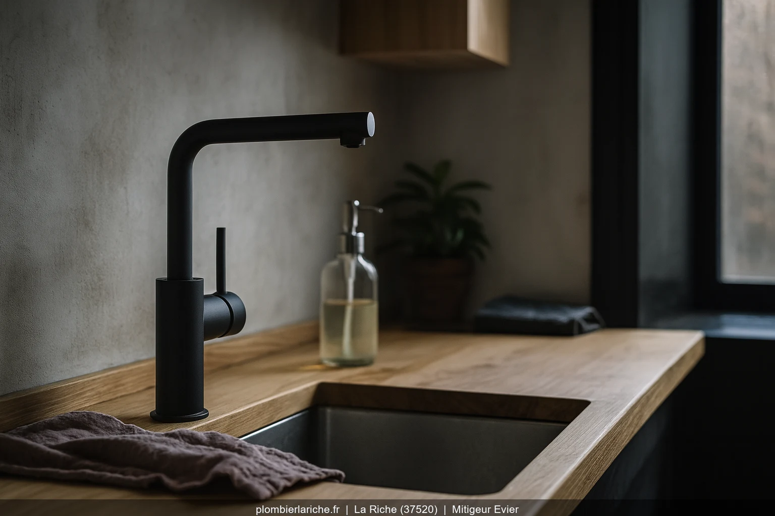 Installation mitigeur evier Grohe Eurostyle a La Riche (37520)